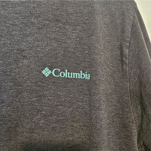 Dark Grey Mens Columbia Graphic Tee - Picture 2 of 6